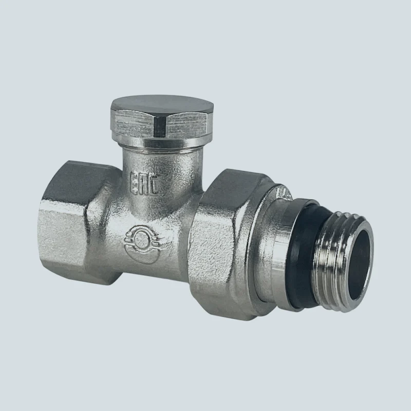 Клапан настроечный прямой для радиаторов (с доп. уплотнением)