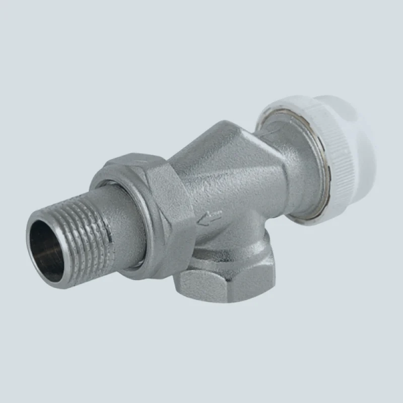 Клапан угловой термостатический для радиатора с осевым управлением