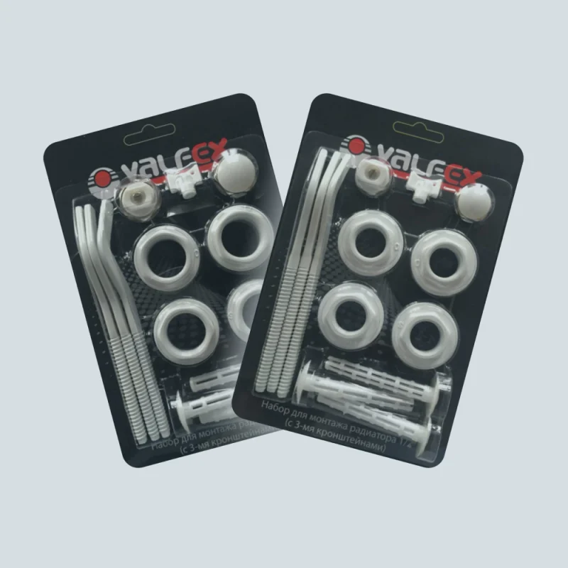 Комплект для монтажа радиаторов с тремя кронштейнами 1/2"