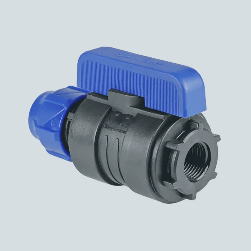 Кран шаровой компрессионный цанга-внутренняя резьба