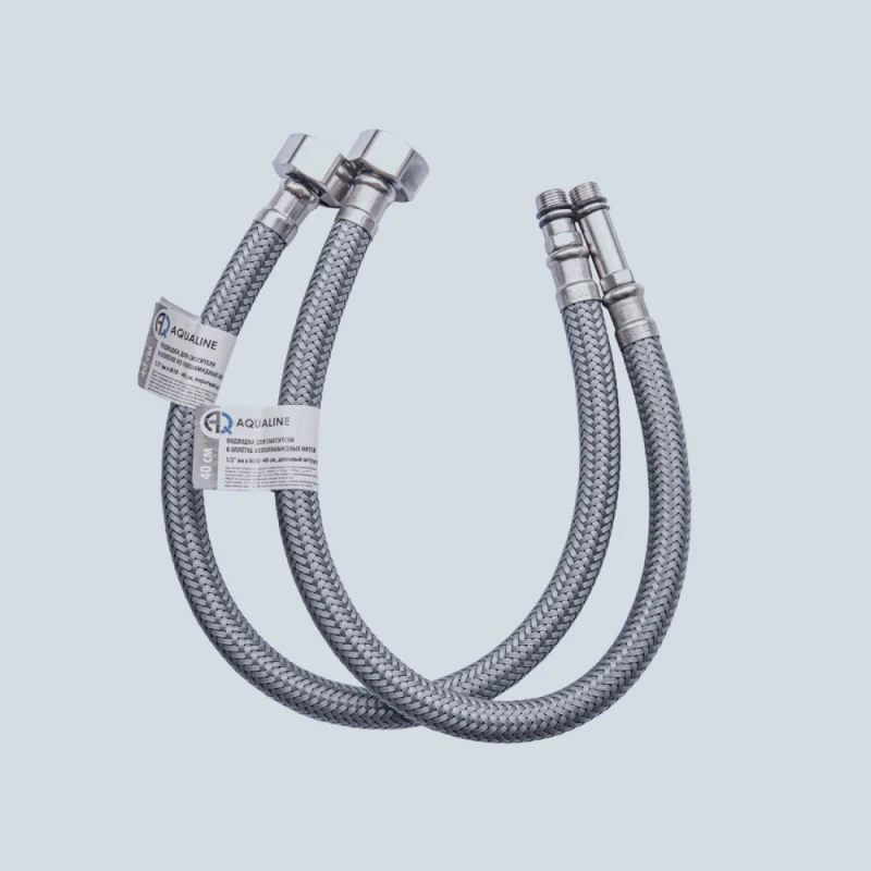 Подводка для смесителя в оплётке из полиамидных нитей