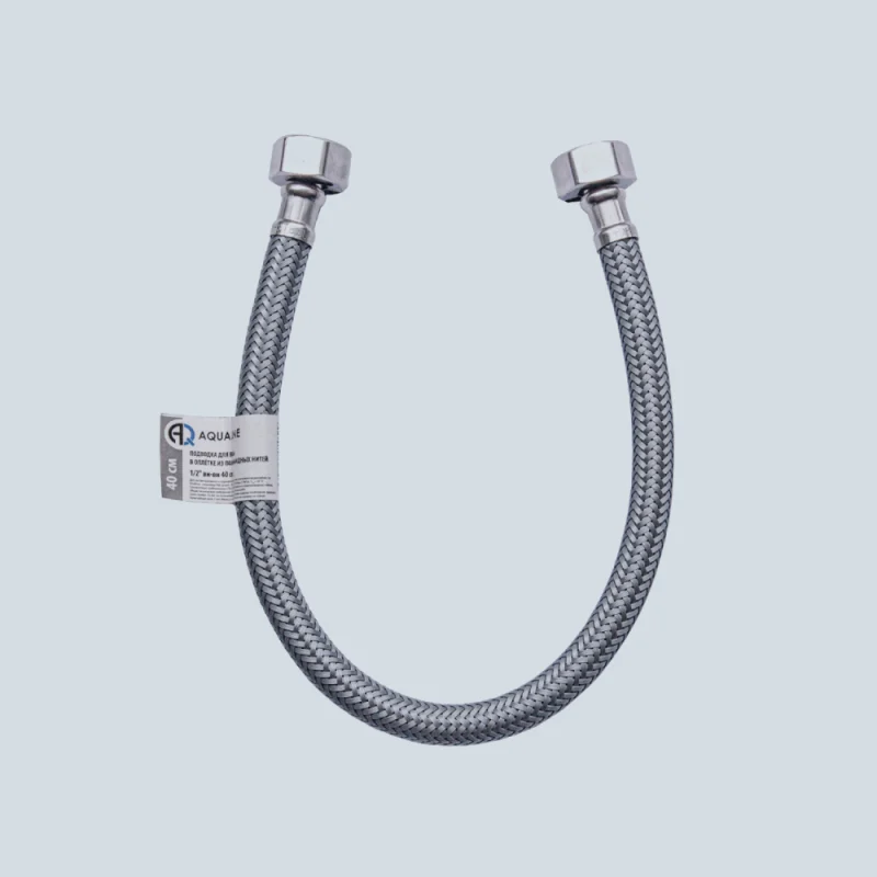 Подводка для воды в оплетке из полиамидных нитей 1/2" (ВН-ВН)