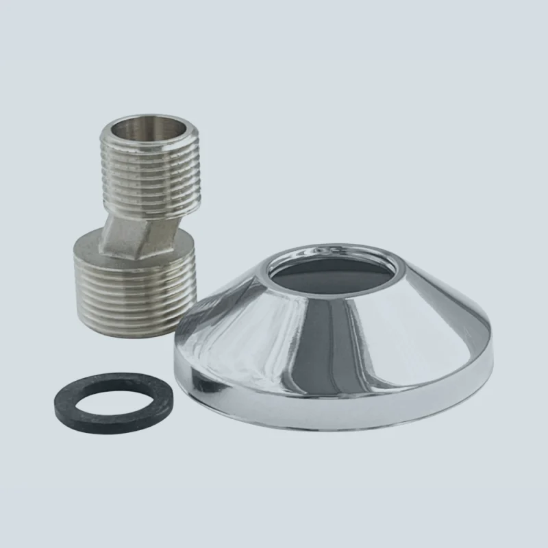 Эксцентрик никелированный с декоративной чашкой