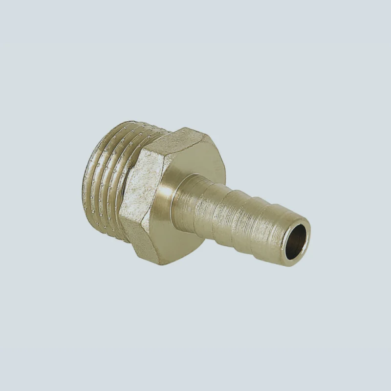 Штуцер латунный для шланга (НР)