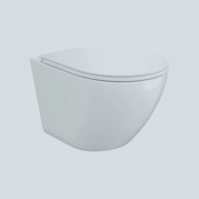 Унитаз подвесной безободковый Teymi Lina S T40102 (сиденье микролифт)