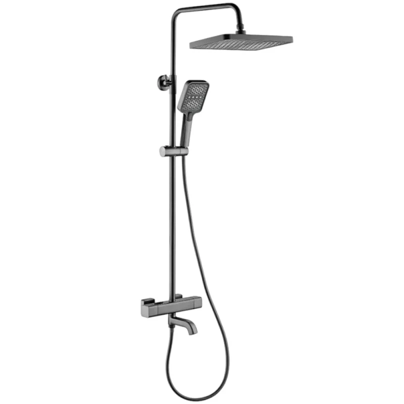 Душевая система с тропическим душем VIEIR V113563G (графит)