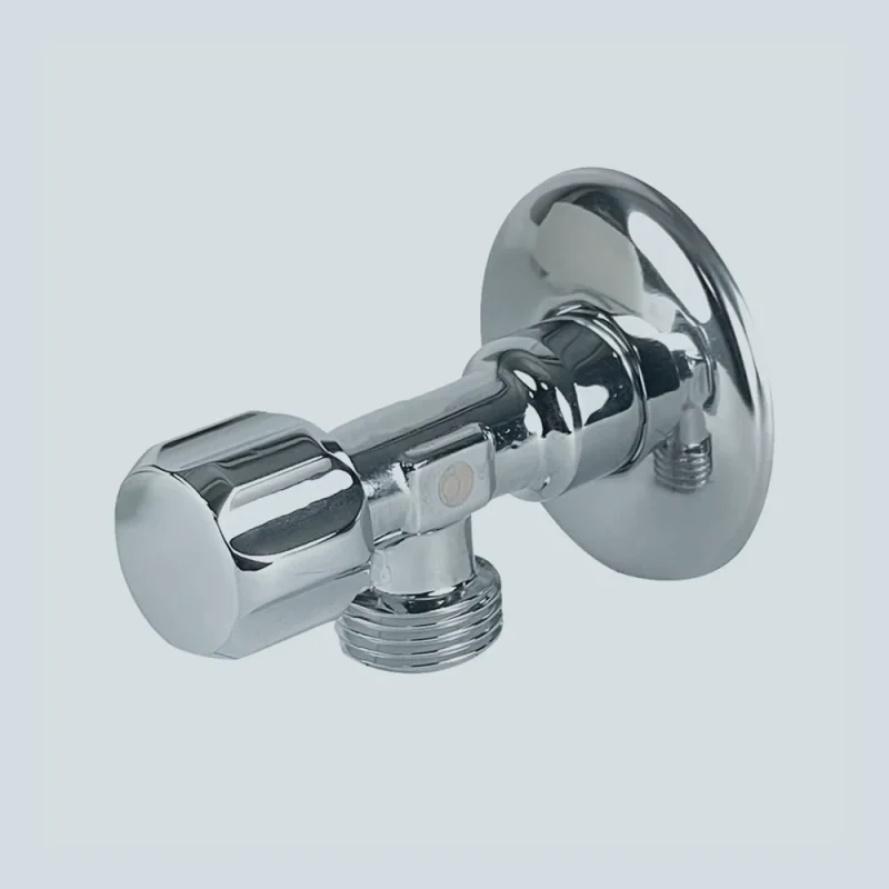Вентиль латунный угловой 1/2" x 1/2"