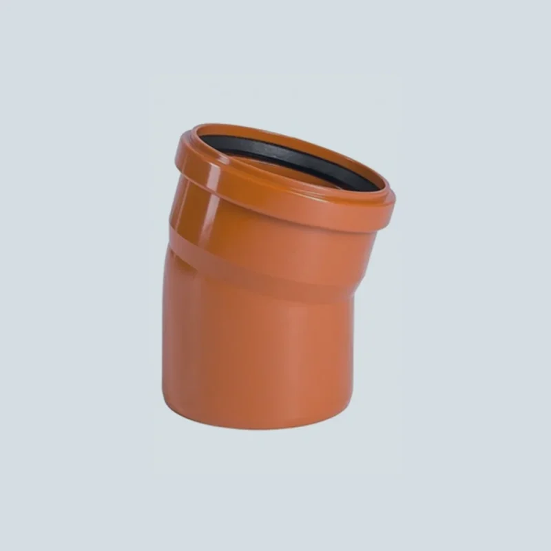 Отвод 15° для внутренней канализации (110, 160 мм)