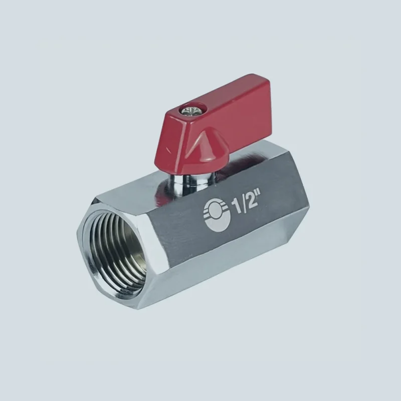 Кран шаровой ВР-ВР латунный с никелевым покрытием VALFEX MINI