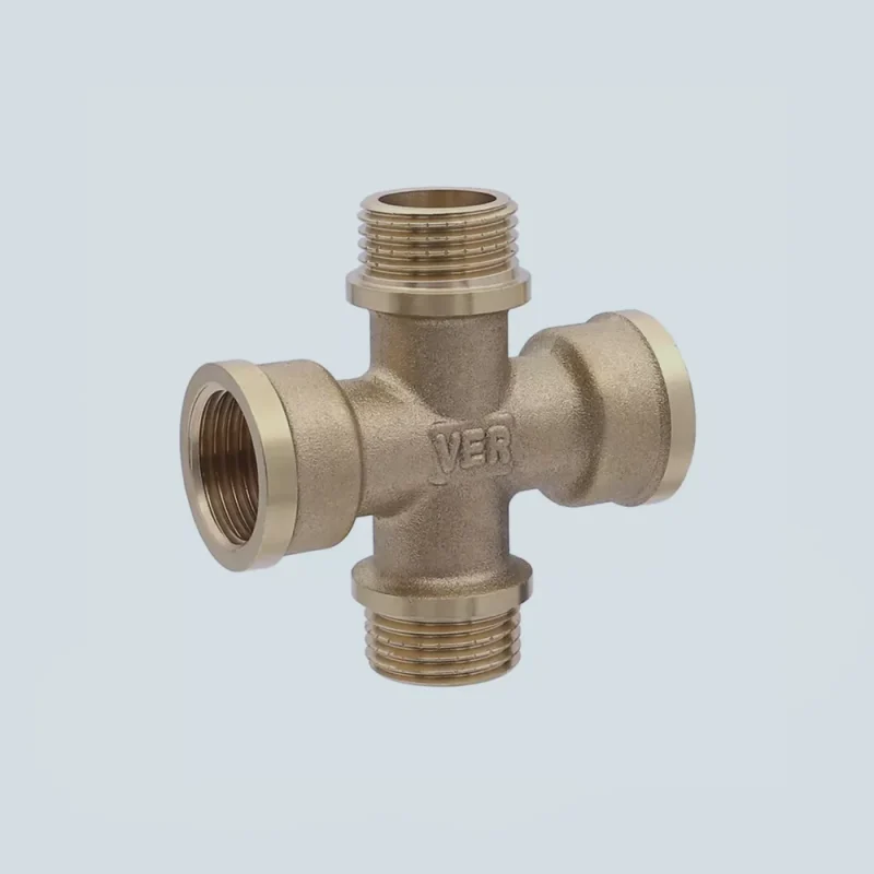 Крестовина латунная хромированная 1/2" VIEIR XFM-3